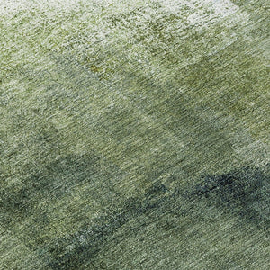 Homeroots 3' Abstract Brown Beige And Ivory Washable Area Rug For Indoor And Outdoor Spaces, Durable Style 8' Round Polyester 586926