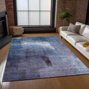 Homeroots 3' Abstract Brown Beige And Ivory Washable Area Rug For Indoor And Outdoor Spaces, Durable Style 3' X 5' Polyester 586936