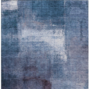 Homeroots 3' Abstract Brown Beige And Ivory Washable Area Rug For Indoor And Outdoor Spaces, Durable Style 5' X 8' Polyester 586937