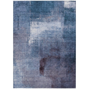 Homeroots 3' Abstract Brown Beige And Ivory Washable Area Rug For Indoor And Outdoor Spaces, Durable Style 10' X 14' Polyester 586941