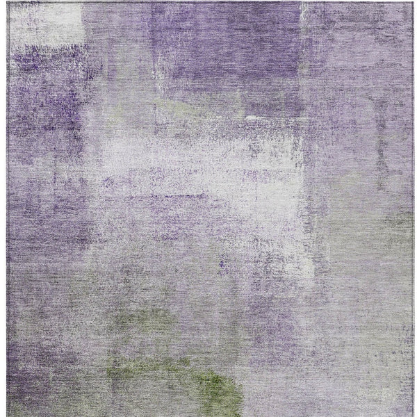 Homeroots 3' Abstract Brown Beige And Ivory Washable Area Rug For Indoor And Outdoor Spaces, Durable Style 3' X 5' Polyester 586942