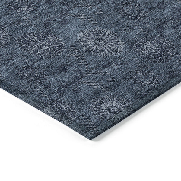 Homeroots 3' Brown And Beige Floral Washable Area Rug – Perfect For Indoor And Outdoor Spaces, Durable Design 3' X 5' Polyester 586966