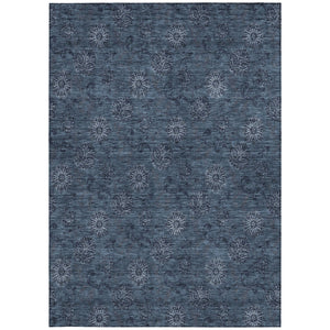 Homeroots 3' Brown And Beige Floral Washable Area Rug – Perfect For Indoor And Outdoor Spaces, Durable Design 3' X 5' Polyester 586966