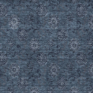 Homeroots 3' Brown And Beige Floral Washable Area Rug – Perfect For Indoor And Outdoor Spaces, Durable Design 5' X 8' Polyester 586967