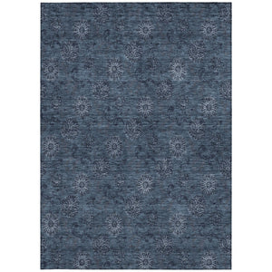 Homeroots 3' Brown And Beige Floral Washable Area Rug – Perfect For Indoor And Outdoor Spaces, Durable Design 8' X 10' Polyester 586969