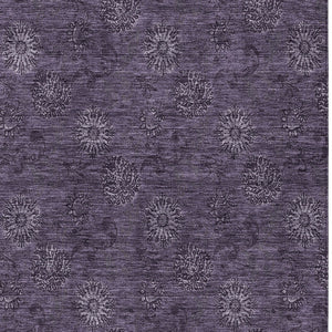 Homeroots 3' Brown And Beige Floral Washable Area Rug – Perfect For Indoor And Outdoor Spaces, Durable Design 3' X 5' Polyester 586972