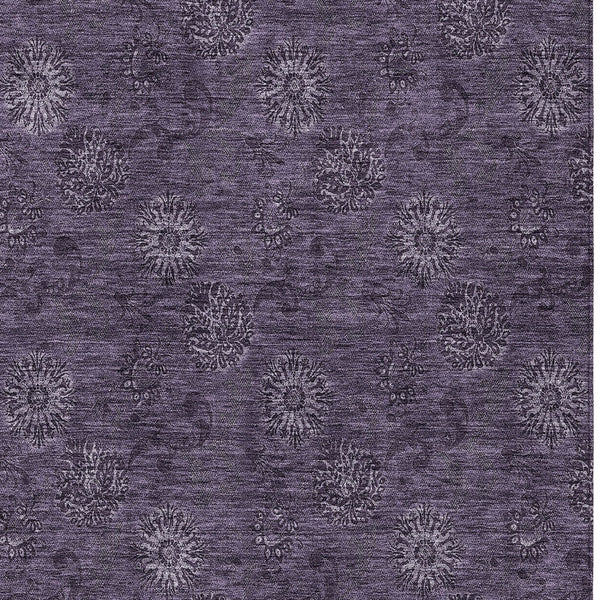 Homeroots 3' Brown And Beige Floral Washable Area Rug – Perfect For Indoor And Outdoor Spaces, Durable Design 3' X 5' Polyester 586972