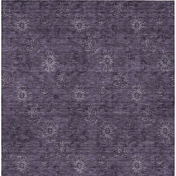 Homeroots 3' Brown And Beige Floral Washable Area Rug – Perfect For Indoor And Outdoor Spaces, Durable Design 10' X 14' Polyester 586977