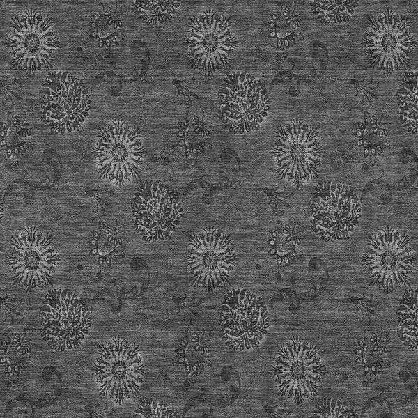 Homeroots 3' Brown And Beige Floral Washable Area Rug – Perfect For Indoor And Outdoor Spaces, Durable Design 5' X 8' Polyester 586979