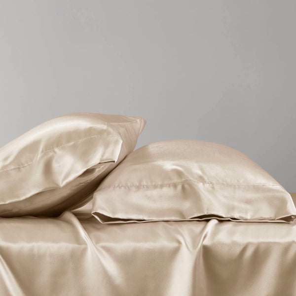 English Elm Satin Luxury Sheet Set King - Silky Smooth, Wrinkle-Resistant Bedding For Ultimate Comfort & Style B035P294205-GIGA