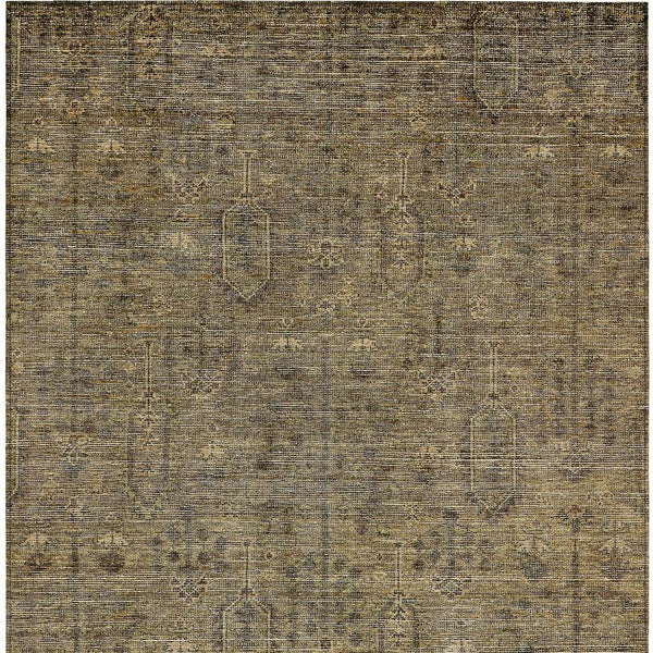 Homeroots 3' Brown And Beige Southwestern Area Rug - Stylish Washable Indoor Outdoor Design For Any Space 3' X 5' Polyester 587032