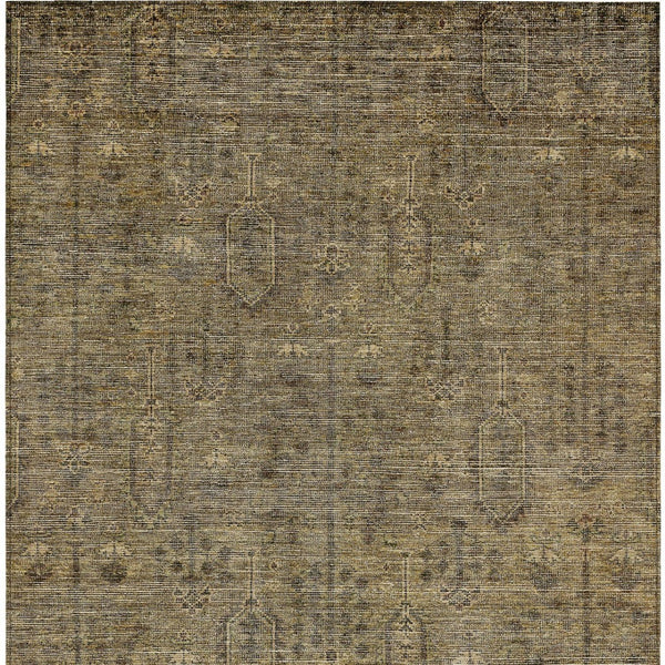 Homeroots 3' Brown And Beige Southwestern Area Rug - Stylish Washable Indoor Outdoor Design For Any Space 5' X 8' Polyester 587033