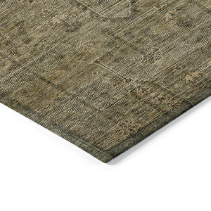 Homeroots 3' Brown And Beige Southwestern Area Rug - Stylish Washable Indoor Outdoor Design For Any Space 8' X 10' Polyester 587035