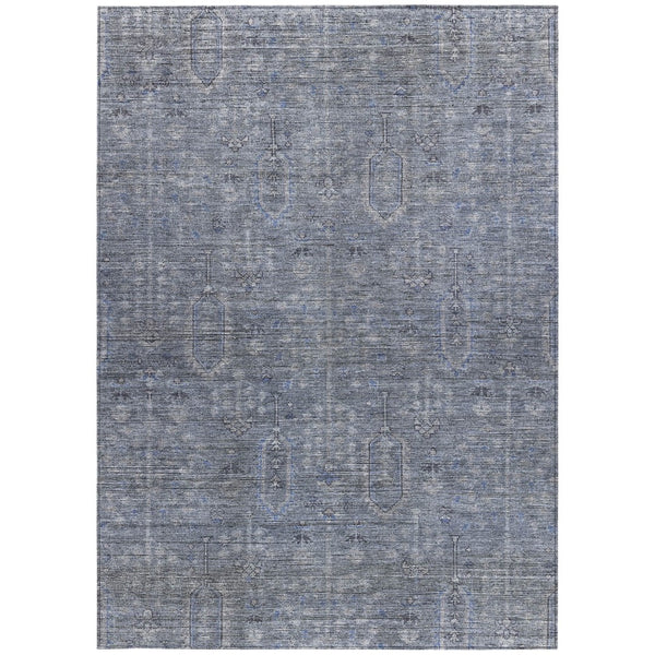 Homeroots 3' Brown And Beige Southwestern Area Rug - Stylish Washable Indoor Outdoor Design For Any Space 5' X 8' Polyester 587039