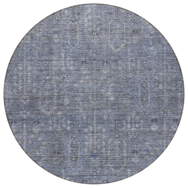 Homeroots 3' Brown And Beige Southwestern Area Rug - Stylish Washable Indoor Outdoor Design For Any Space 8' Round Polyester 587040