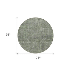 Homeroots 3' Brown And Beige Southwestern Area Rug - Stylish Washable Indoor Outdoor Design For Any Space 8' Round Polyester 587046