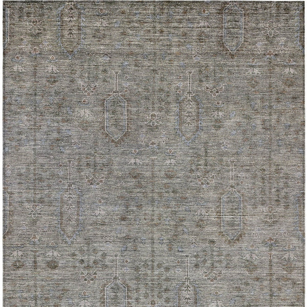 Homeroots 3' Brown And Beige Southwestern Area Rug - Stylish Washable Indoor Outdoor Design For Any Space 3' X 5' Polyester 587050