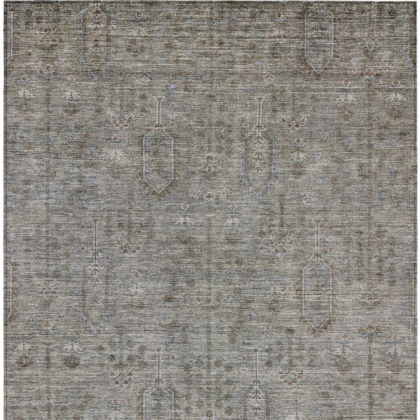Homeroots 3' Brown And Beige Southwestern Area Rug - Stylish Washable Indoor Outdoor Design For Any Space 5' X 8' Polyester 587051