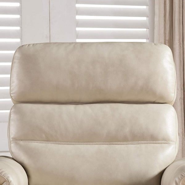 English Elm 1pc Power Lift Recliner Faux Leather Chaise Massager Lumbar Relief Modern Lounge B011P205580