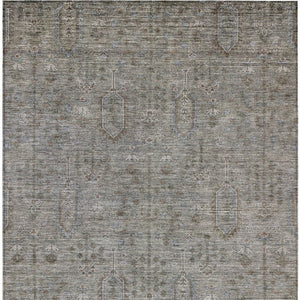 Homeroots 3' Brown And Beige Southwestern Area Rug - Stylish Washable Indoor Outdoor Design For Any Space 10' X 14' Polyester 587055