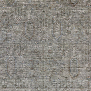 Homeroots 3' Brown And Beige Southwestern Area Rug - Stylish Washable Indoor Outdoor Design For Any Space 10' X 14' Polyester 587055