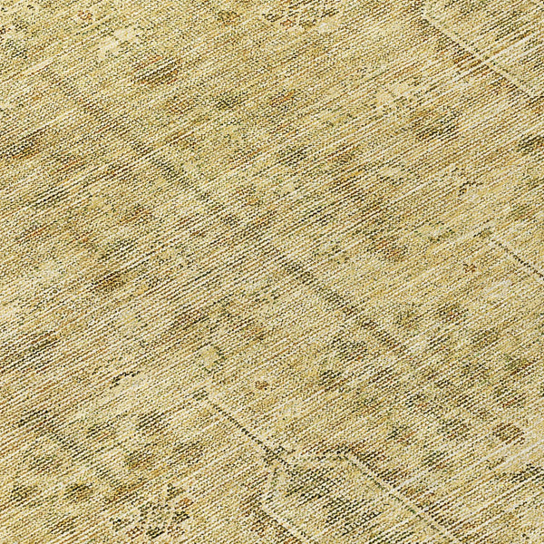 Homeroots 3' Brown And Beige Southwestern Area Rug - Stylish Washable Indoor Outdoor Design For Any Space 8' Round Polyester 587058