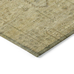 Homeroots 3' Brown And Beige Southwestern Area Rug - Stylish Washable Indoor Outdoor Design For Any Space 8' X 10' Polyester 587059
