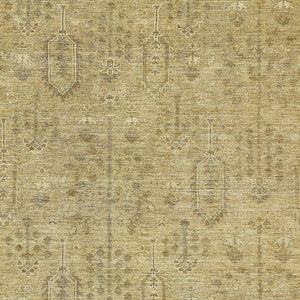 Homeroots 3' Brown And Beige Southwestern Area Rug - Stylish Washable Indoor Outdoor Design For Any Space 8' X 10' Polyester 587059