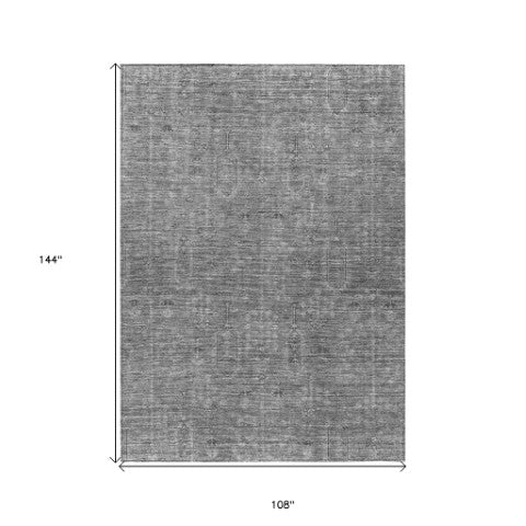 Homeroots 3' Brown And Beige Southwestern Area Rug - Stylish Washable Indoor Outdoor Design For Any Space 9' X 12' Polyester 587066