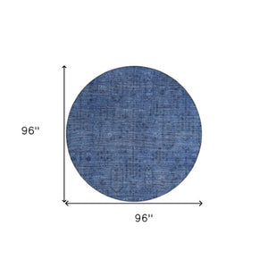 Homeroots 3' Brown And Beige Southwestern Area Rug - Stylish Washable Indoor Outdoor Design For Any Space 8' Round Polyester 587070