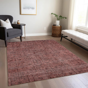 Homeroots 3' Brown And Beige Southwestern Area Rug - Stylish Washable Indoor Outdoor Design For Any Space 3' X 5' Polyester 587074