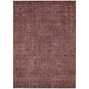 Homeroots 3' Brown And Beige Southwestern Area Rug - Stylish Washable Indoor Outdoor Design For Any Space 5' X 8' Polyester 587075