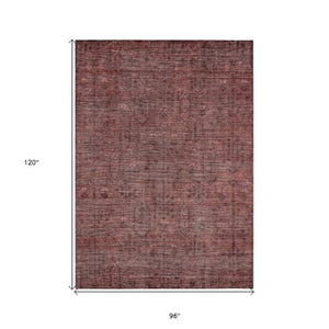 Homeroots 3' Brown And Beige Southwestern Area Rug - Stylish Washable Indoor Outdoor Design For Any Space 8' X 10' Polyester 587077