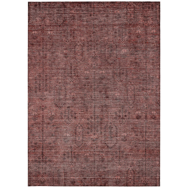 Homeroots 3' Brown And Beige Southwestern Area Rug - Stylish Washable Indoor Outdoor Design For Any Space 10' X 14' Polyester 587079