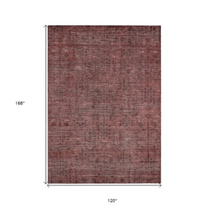 Homeroots 3' Brown And Beige Southwestern Area Rug - Stylish Washable Indoor Outdoor Design For Any Space 10' X 14' Polyester 587079