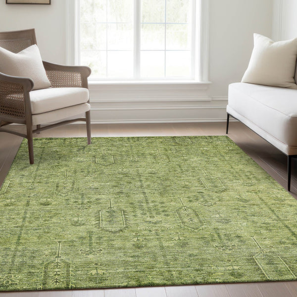 Homeroots 3' Brown And Beige Southwestern Area Rug - Stylish Washable Indoor Outdoor Design For Any Space 9' X 12' Polyester 587084