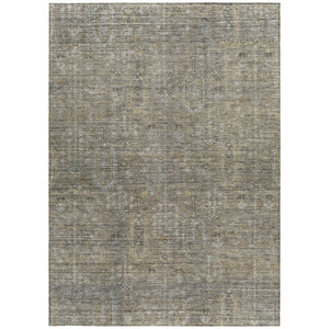 Homeroots 3' Brown And Beige Southwestern Area Rug - Stylish Washable Indoor Outdoor Design For Any Space 10' X 14' Polyester 587097
