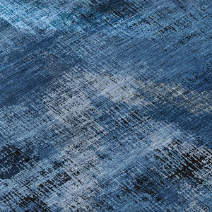 Homeroots 3' Brown Taupe And Salmon Abstract Washable Area Rug For Indoor And Outdoor Spaces, Durable Design 8' Round Polyester 587124