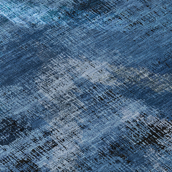 Homeroots 3' Brown Taupe And Salmon Abstract Washable Area Rug For Indoor And Outdoor Spaces, Durable Design 8' Round Polyester 587124