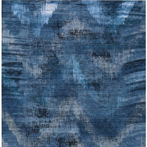 Homeroots 3' Brown Taupe And Salmon Abstract Washable Area Rug For Indoor And Outdoor Spaces, Durable Design 10' X 14' Polyester 587127