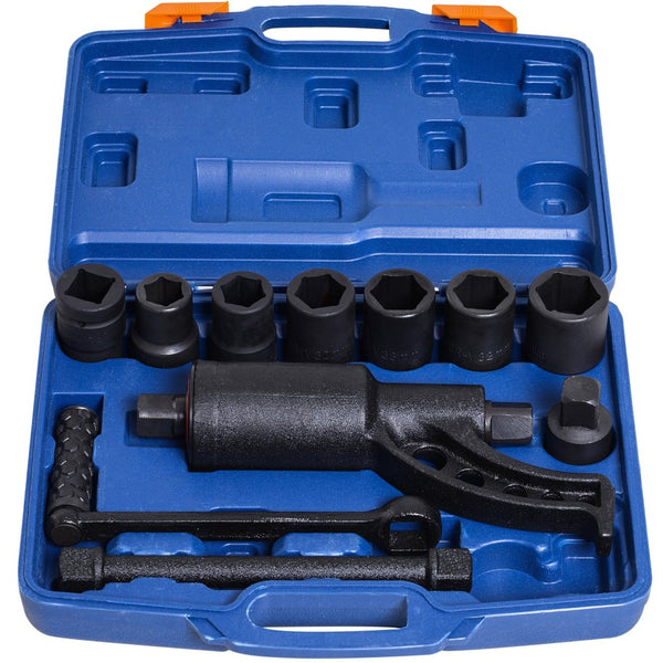 English Elm Durhand Torque Multiplier Wrench Set with 7 Cr-v Sockets for Heavy Duty Vehicles W2225P217270