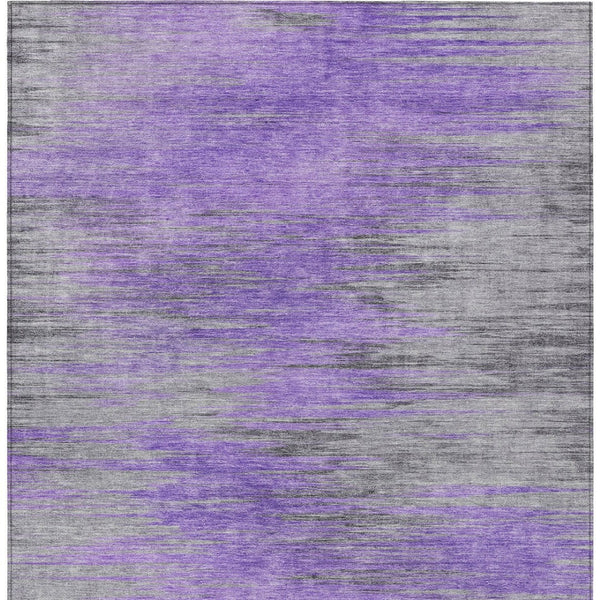 Homeroots 3' Denim Blue Abstract Washable Indoor Outdoor Area Rug - Stylish, Durable, And Easy To Maintain 3' X 5' Polyester 587170