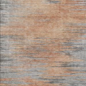 Homeroots 3' Denim Blue Abstract Washable Indoor Outdoor Area Rug - Stylish, Durable, And Easy To Maintain 5' X 8' Polyester 587177