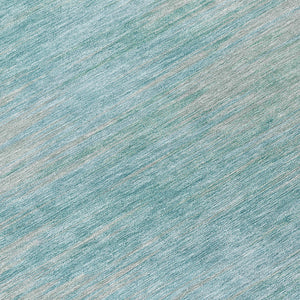 Homeroots 3' Artichoke Green Fern Abstract Washable Rug For Indoor Outdoor Spaces - Durable & Stylish Design 8' Round Polyester 587196