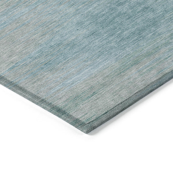 Homeroots 3' Artichoke Green Fern Abstract Washable Rug For Indoor Outdoor Spaces - Durable & Stylish Design 9' X 12' Polyester 587198