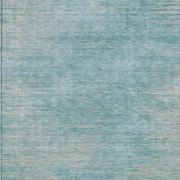 Homeroots 3' Artichoke Green Fern Abstract Washable Rug For Indoor Outdoor Spaces - Durable & Stylish Design 10' X 14' Polyester 587199