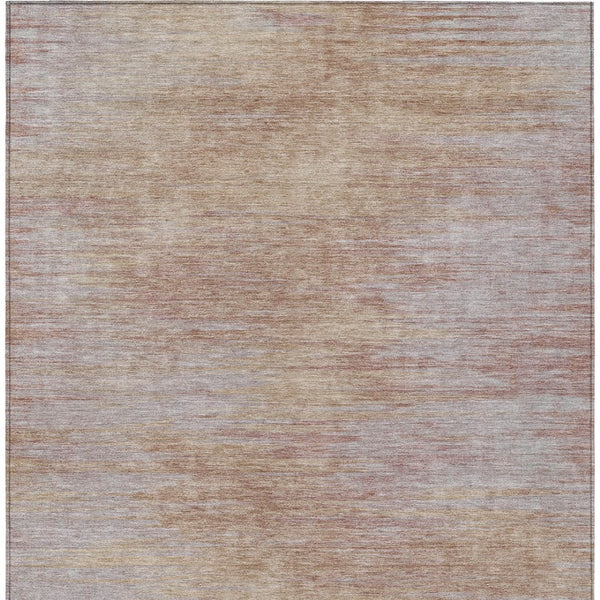 Homeroots 3' Artichoke Green Fern Abstract Washable Rug For Indoor Outdoor Spaces - Durable & Stylish Design 5' X 8' Polyester 587213