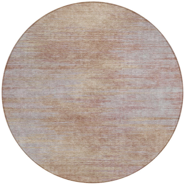 Homeroots 3' Artichoke Green Fern Abstract Washable Rug For Indoor Outdoor Spaces - Durable & Stylish Design 8' Round Polyester 587214