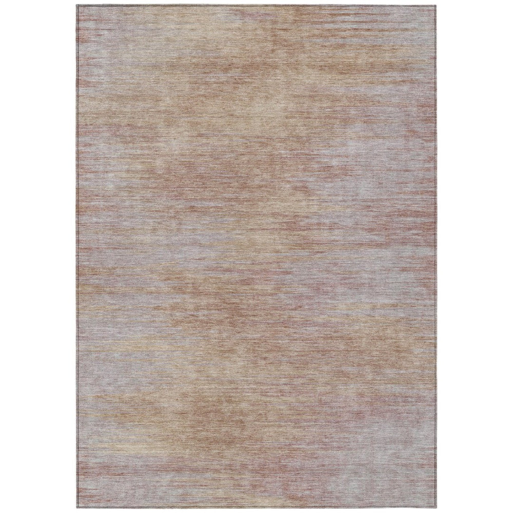 HomeRoots 5' Versatile Merlot and Beige Abstract Area Rug for Indoor/Outdoor Use – Durable and Washable Design 8' X 10' 587215