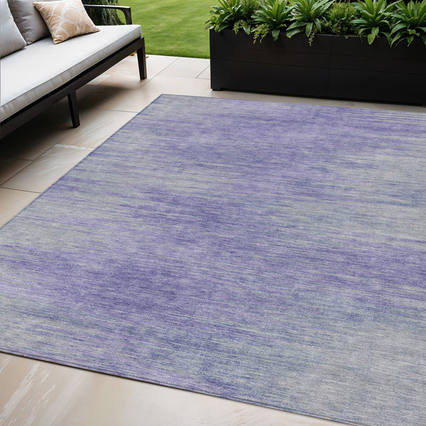 Homeroots 3' Artichoke Green Fern Abstract Washable Rug For Indoor Outdoor Spaces - Durable & Stylish Design 5' X 8' Polyester 587219